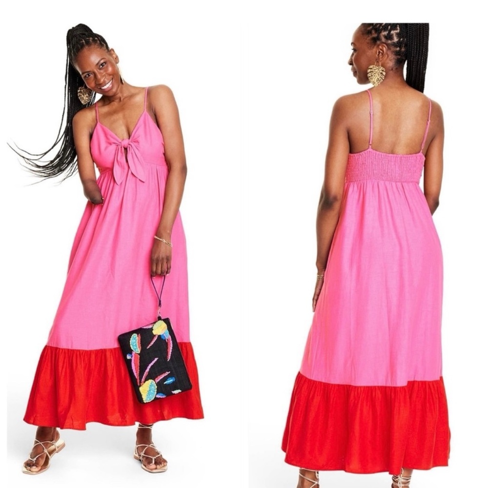 Block Maxi Dress XL
